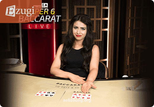 Hình ảnh trò chơi Baccarat Super 6 tại ae888ong
