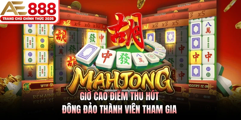 Giờ cao điểm thu hút đông đảo thành viên tham gia