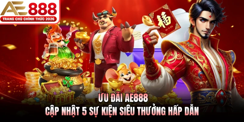 Ưu Đãi AE888 - Cập Nhật 5 Sự Kiện Siêu Thưởng Hấp Dẫn